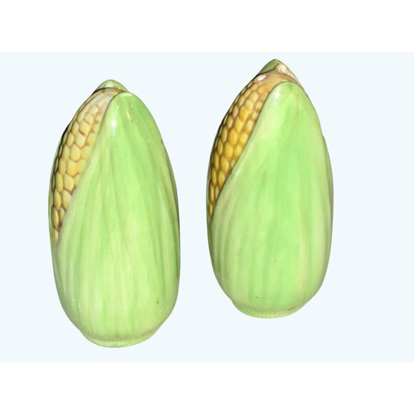 Corn On the Cob with Husk Salt and Pepper Shaker Set - Picture 2 of 10